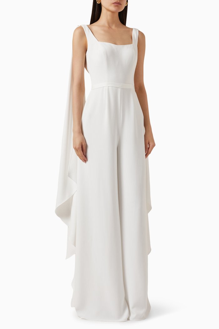 

Shiloh Jumpsuit in Crepe, Neutral