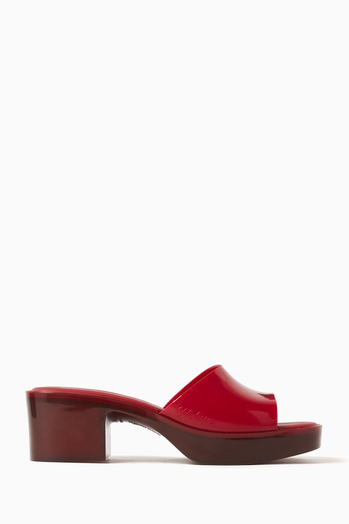 

Shape Slip-on Mules, Red