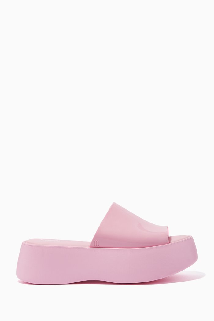 

Becky Platform Slides in Melfree™, Pink