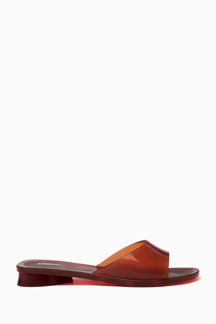 

Real Jelly Kim Slides in Melflex™, Brown