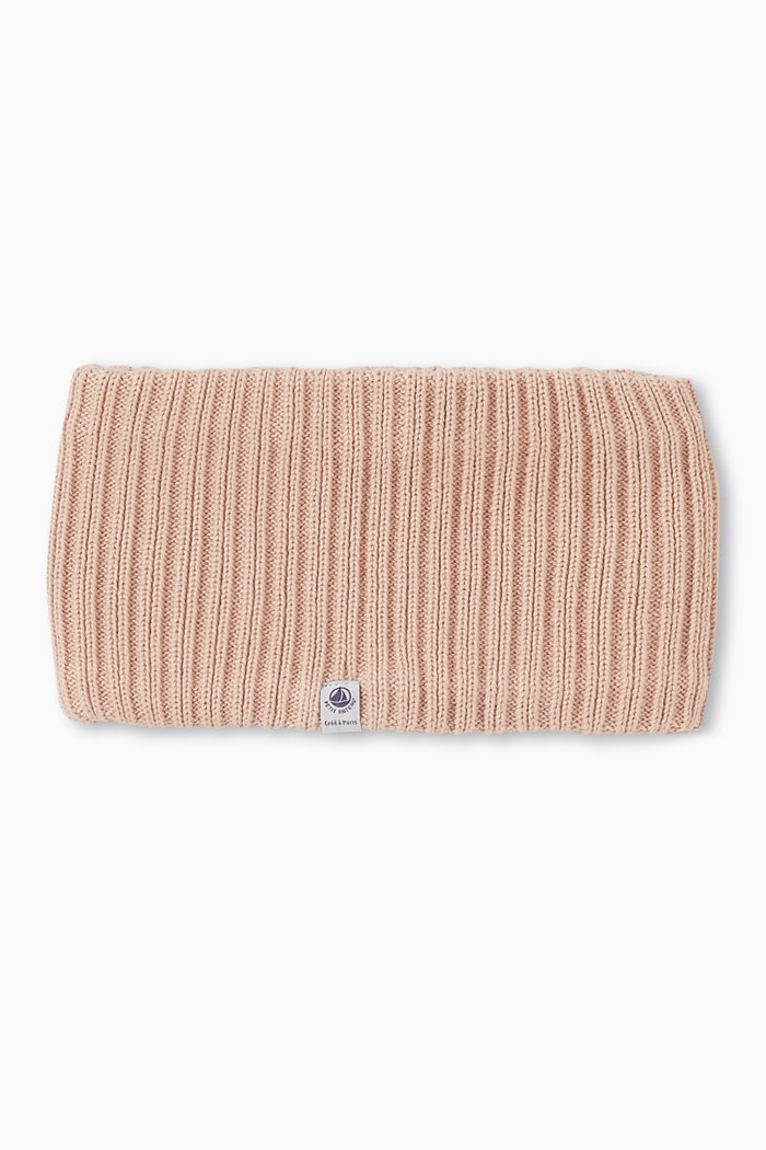 

Knitted Bandana in Cotton, Pink
