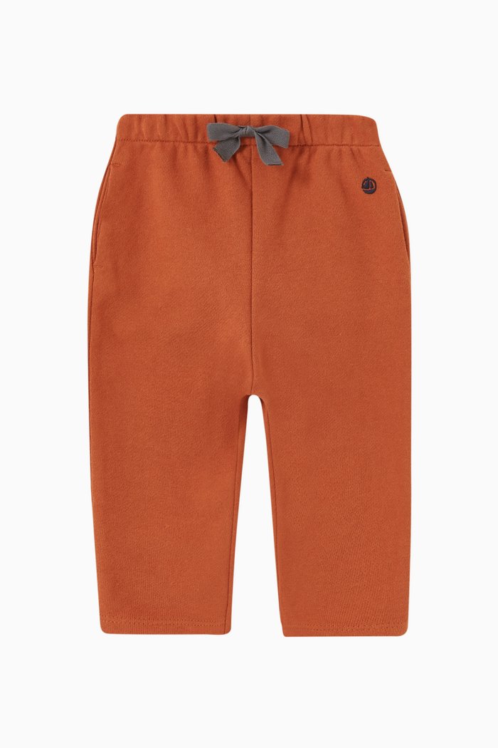 

Logo Pants in Cotton, Brown