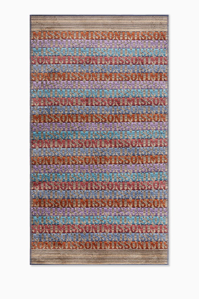 

Blake Beach Towel in Cotton, Brown