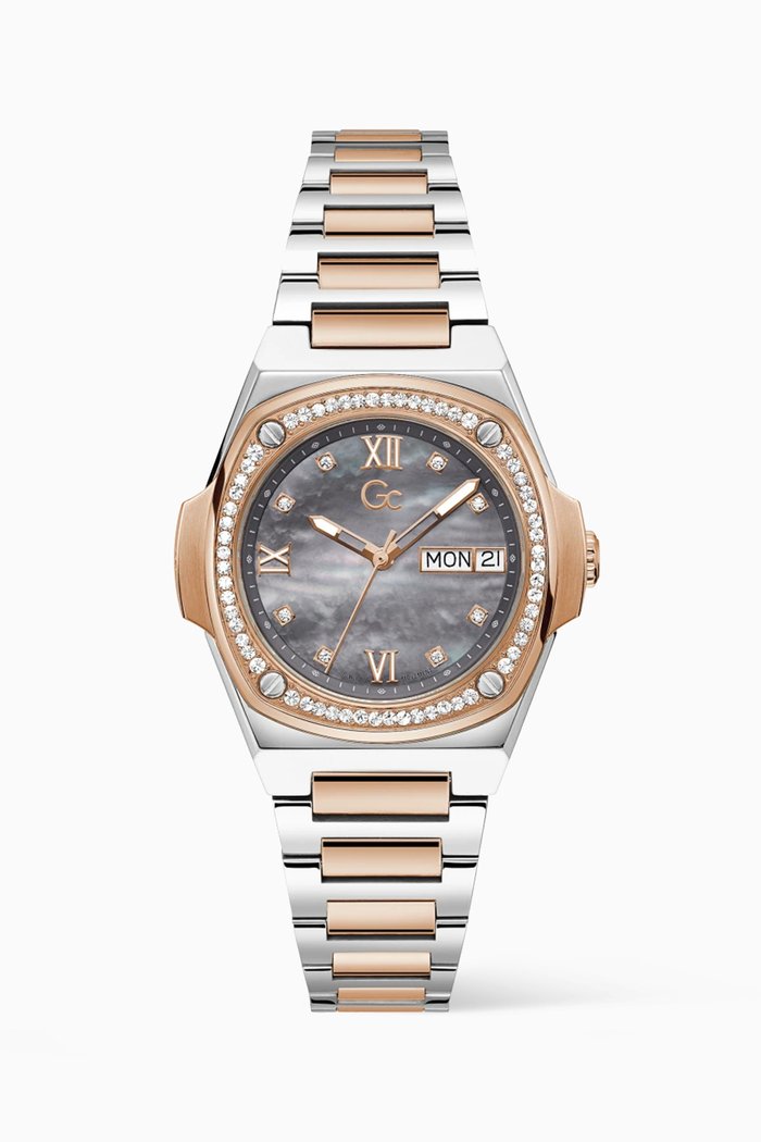 

GC Coussin Shape Lady Quartz Watch, 36mm, Rose gold