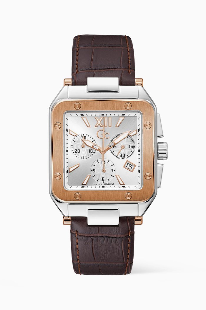 

Gc Couture Square Watch, Multicolour