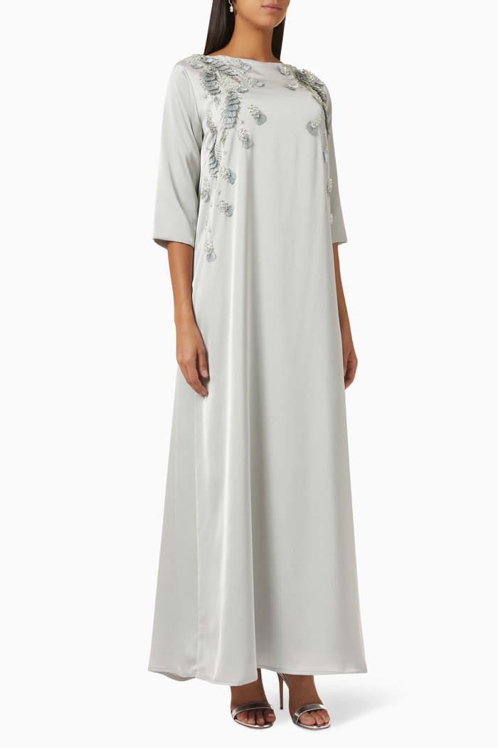 

Embellished Kaftan, Grey
