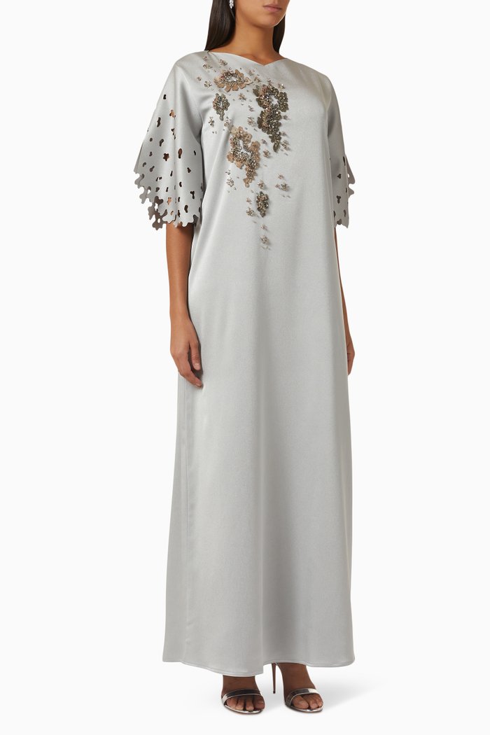 

Embellished Kaftan, Grey