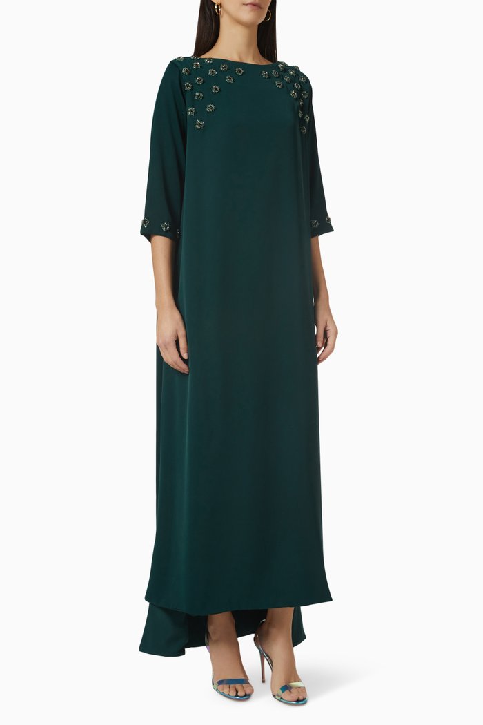 

Embellished Kaftan, Green