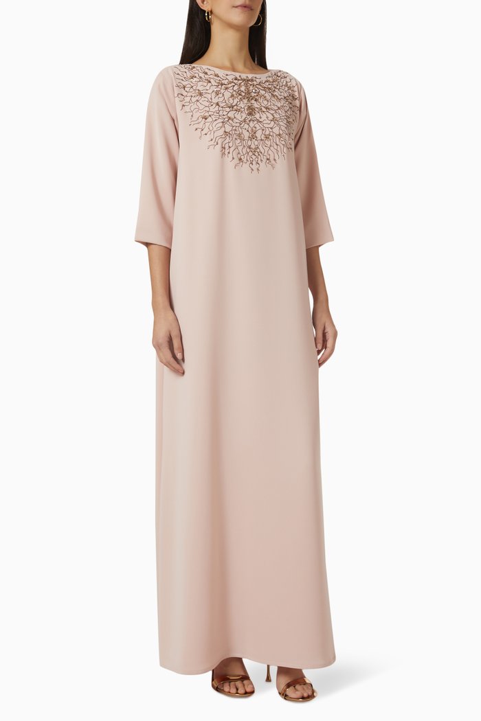 

Embellished Kaftan, Pink