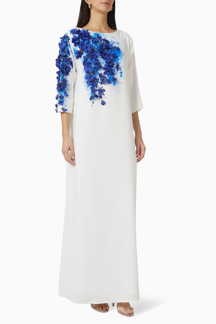 Embellished Kaftan, Neutral