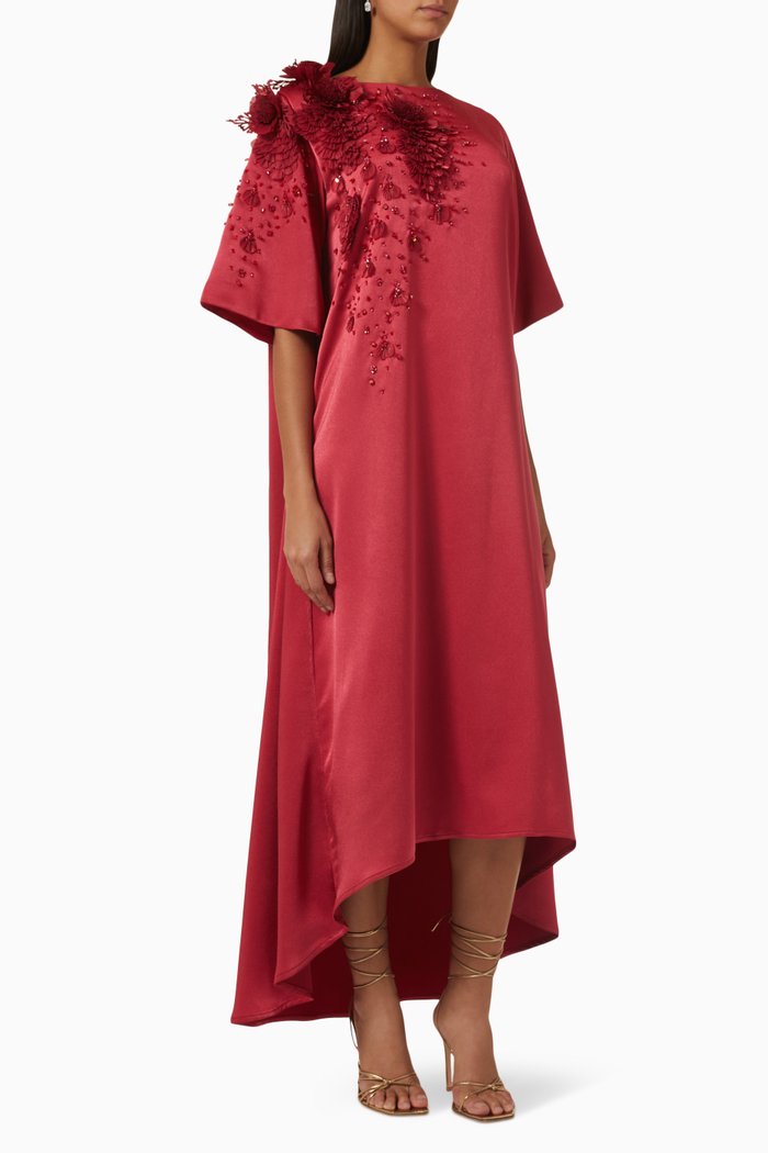 

Embellished Kaftan, Red
