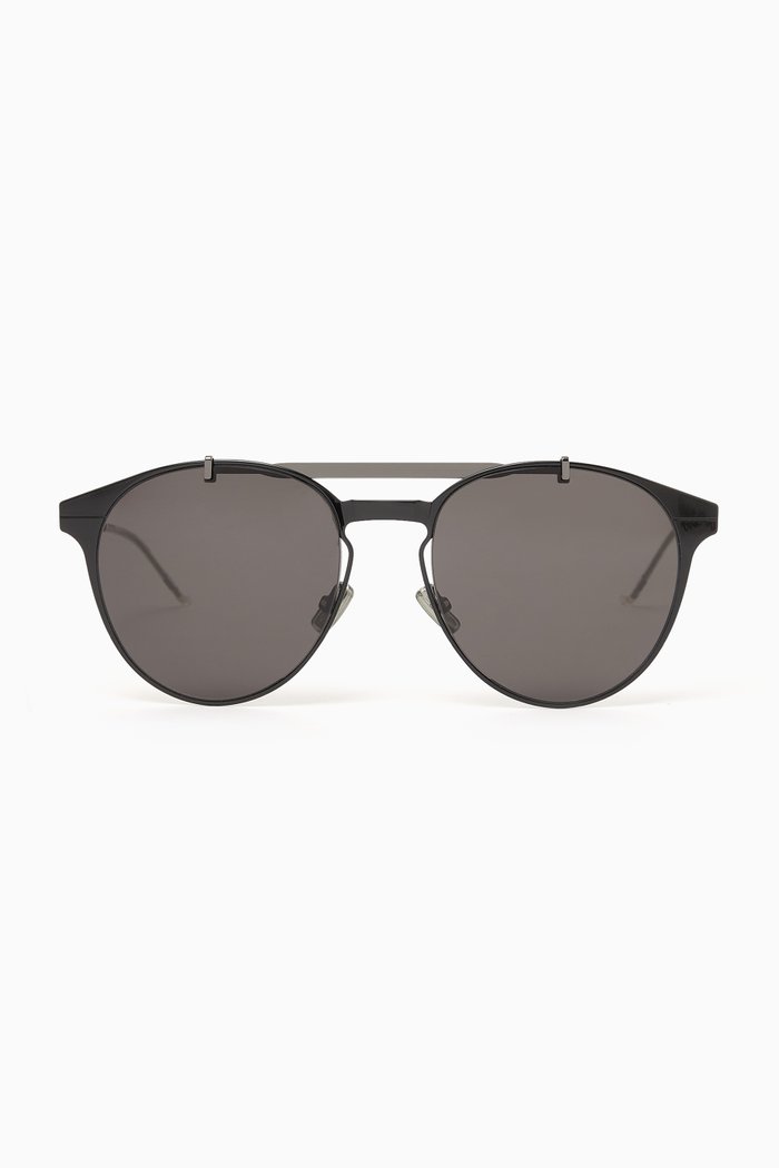

Diormotion Aviator Sunglasses in Metal, Black