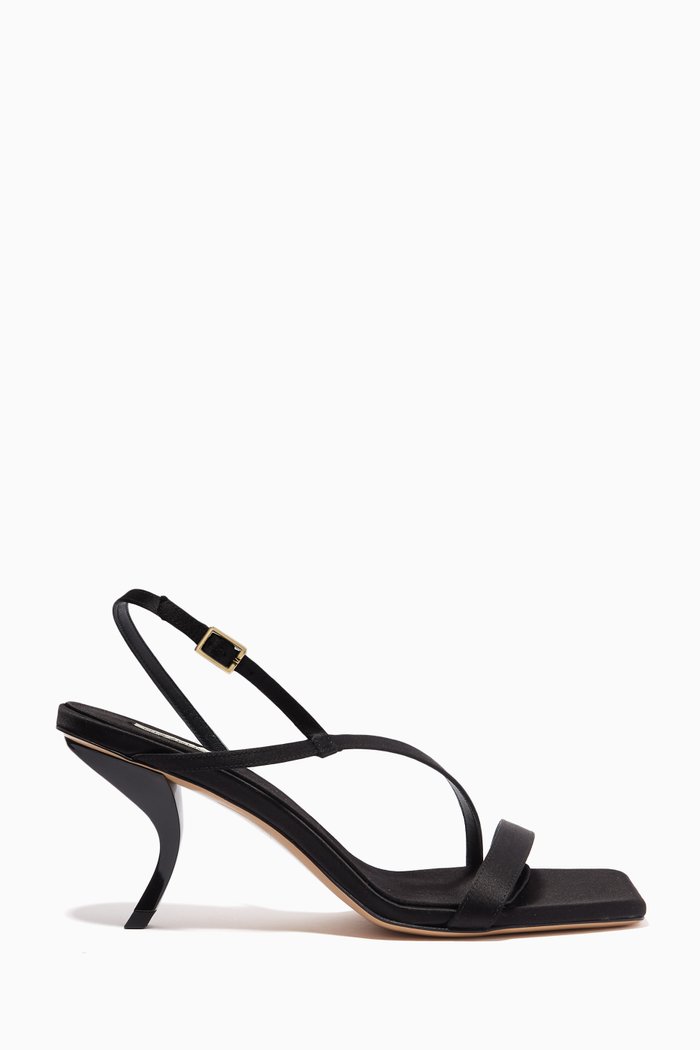 

Rosie 13 Thong Sandals in Leather, Black