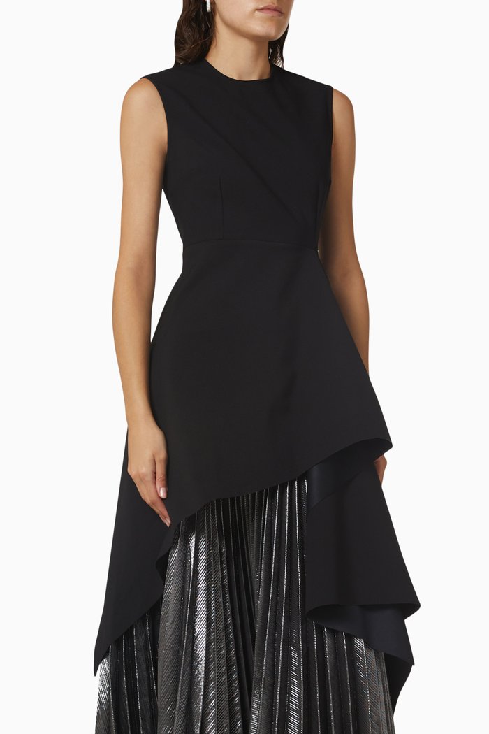 

Pippa Peplum Top, Black