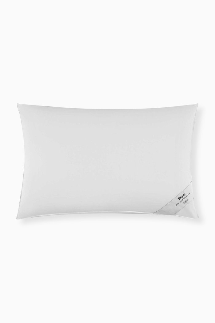 

Royal Siberian Goose-down Pillow in Cotton, White