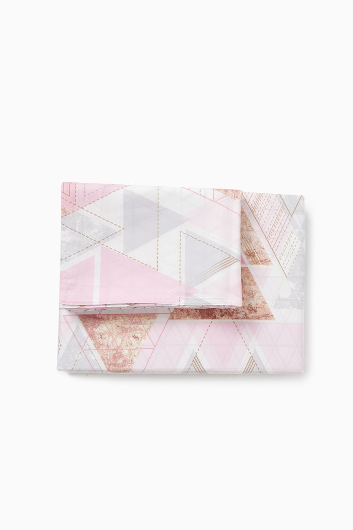

Luchia Full Bedding Set in Cotton Sateen, Pink