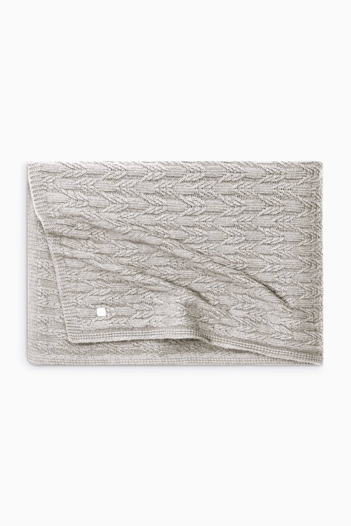 

Holty Throw in Angora & Modal, Neutral