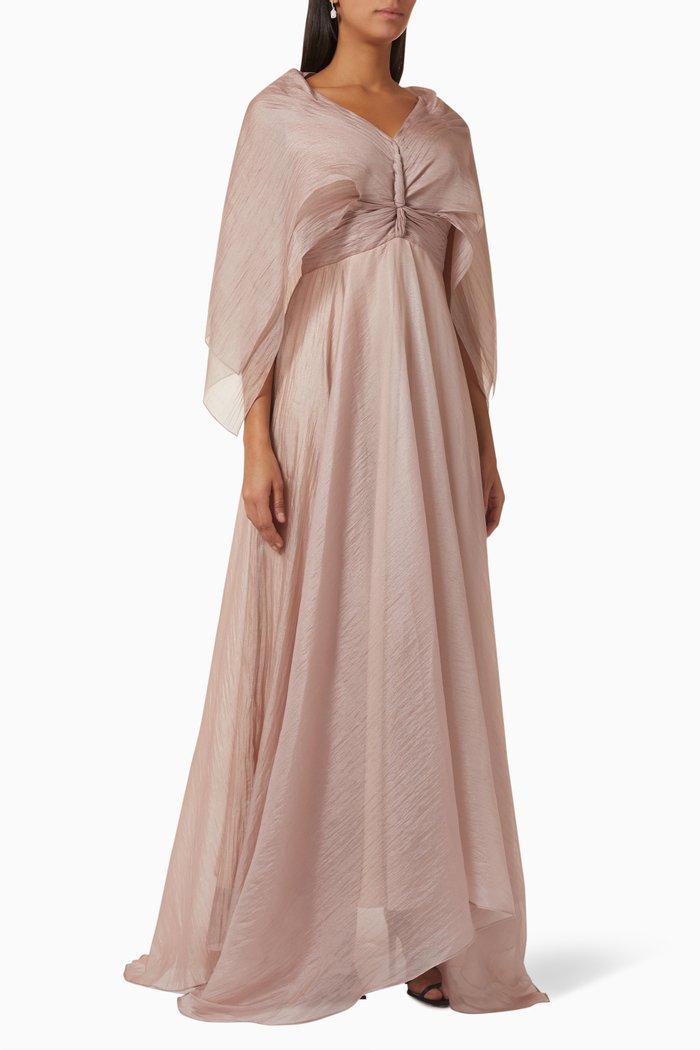 

Cape Maxi Gown, Gold