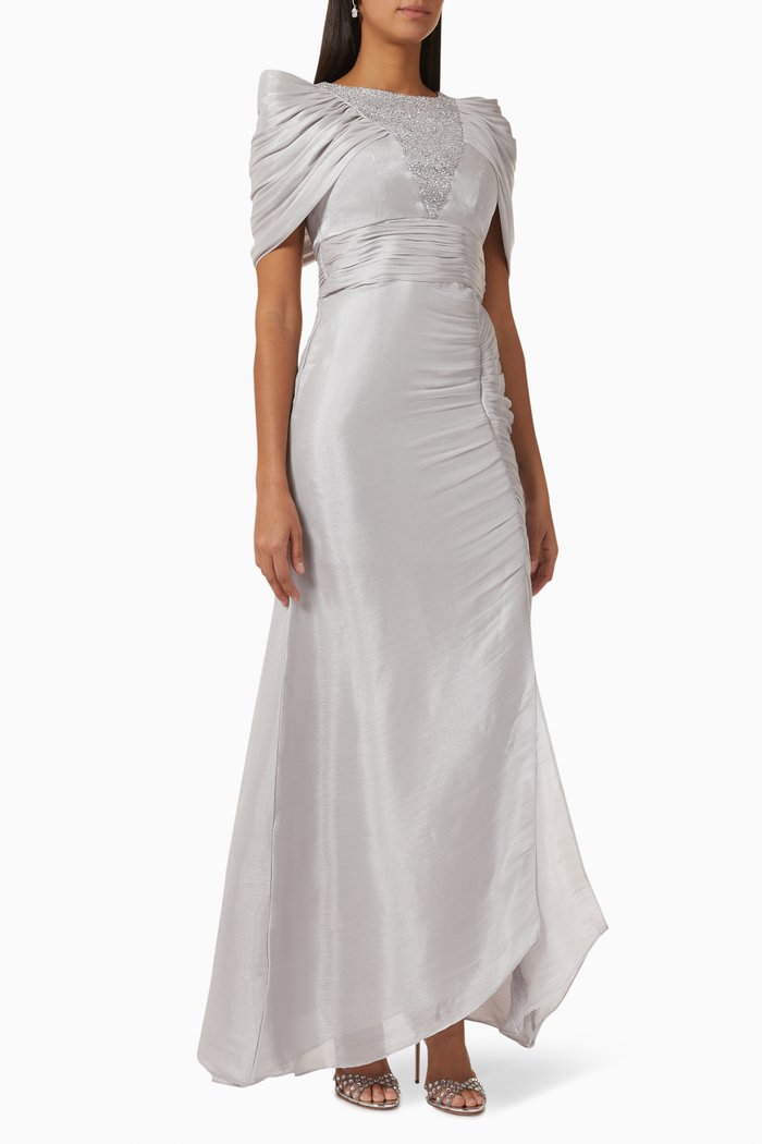

Sequin Gown, Silver