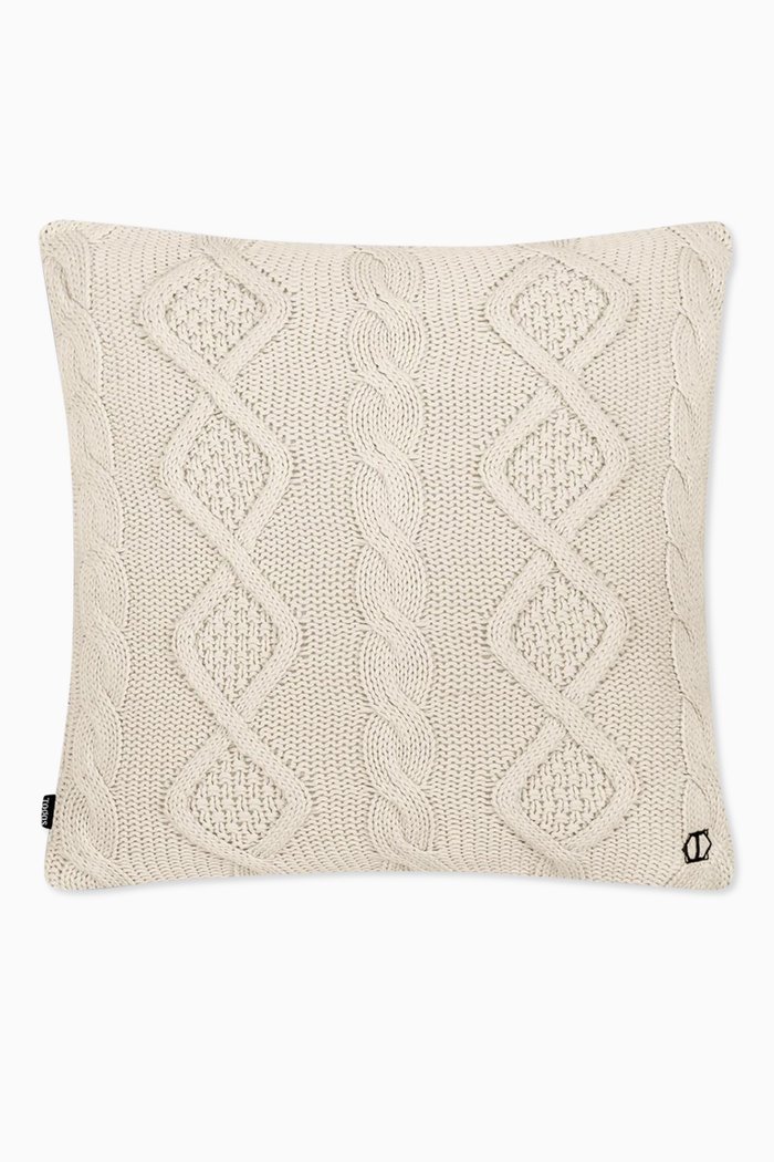

Landry Decorative Pillow in Cotton, White