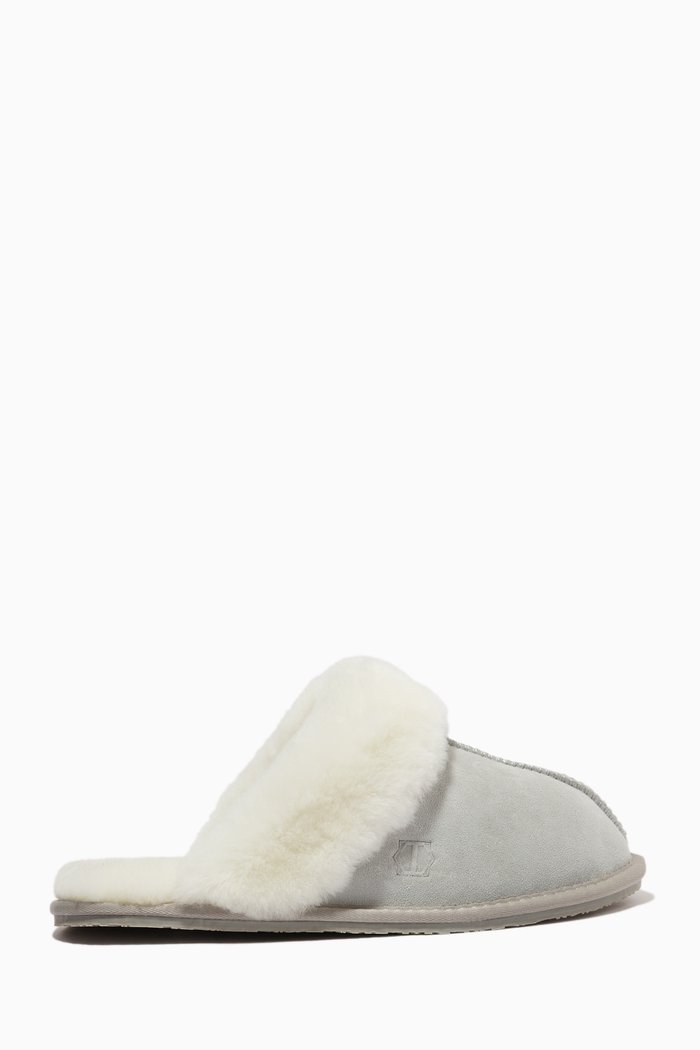 

Amanda Slippers in Sheepskin, Grey
