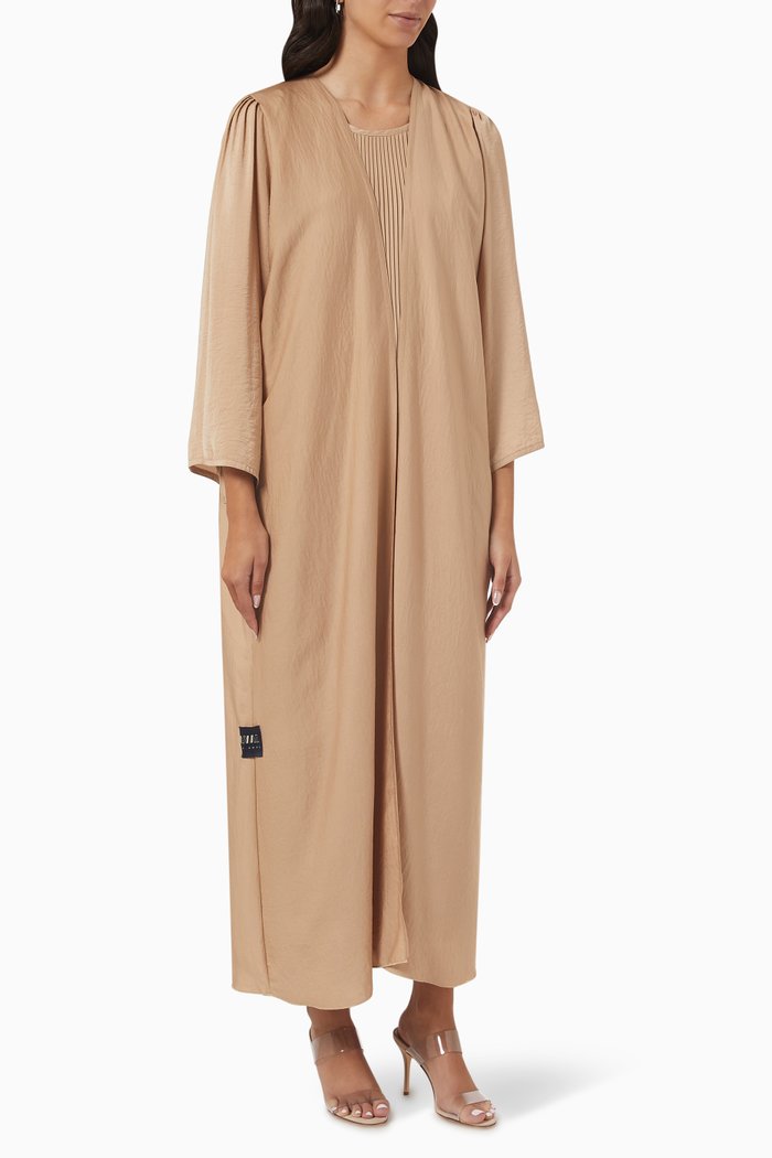 

Long Sleeve Abaya Set, Neutral