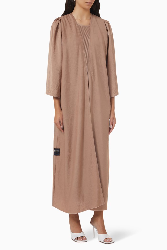

Long Sleeve Abaya Set, Pink