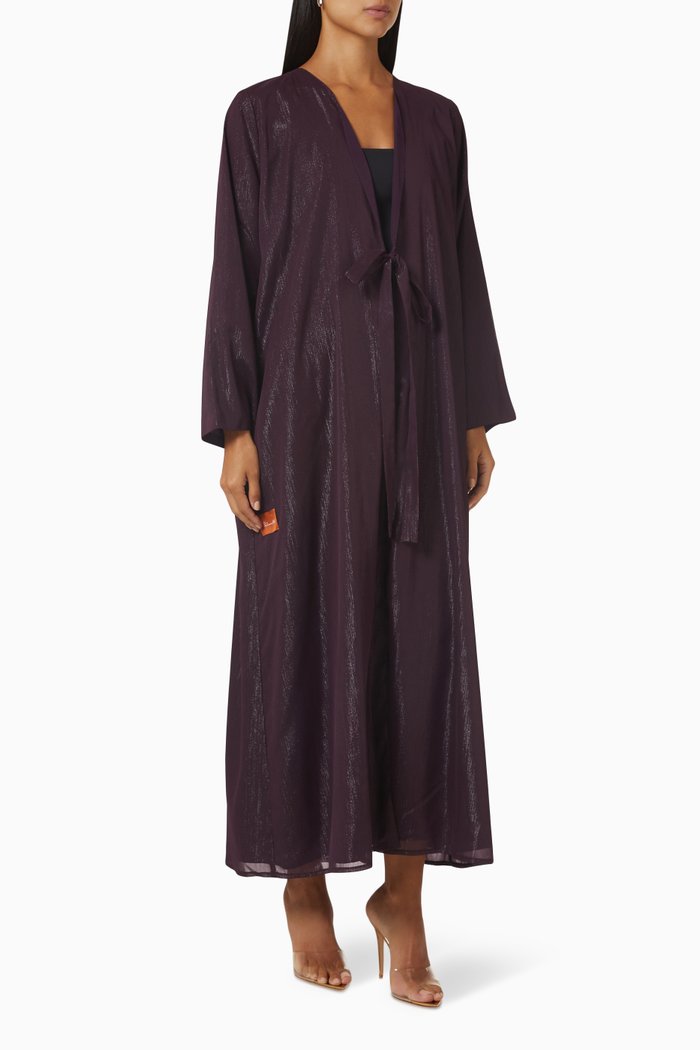 

Long Sleeve Abaya, Purple