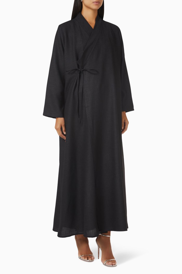 

Kimono-style Abaya, Black