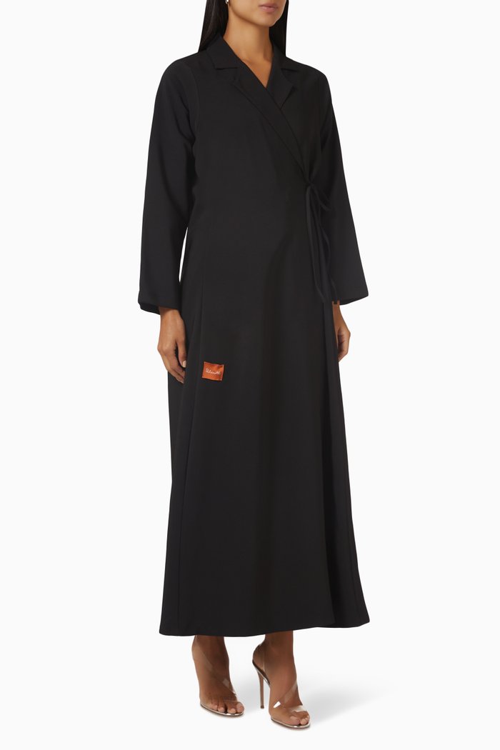 

Trench Coat Abaya, Black