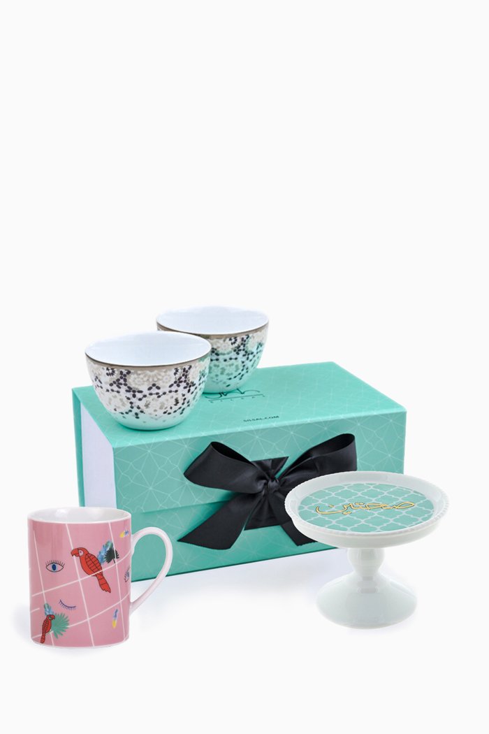 

Breakfast Basket Gift Box, White