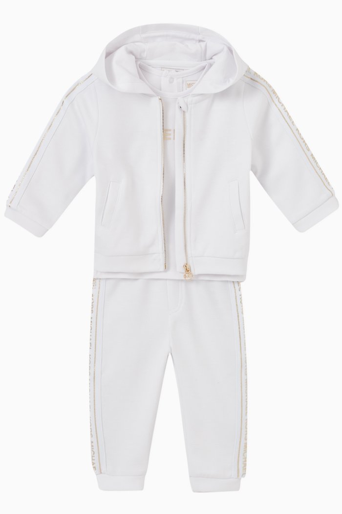 

Logo Tape Tracksuit, Set of Three, White