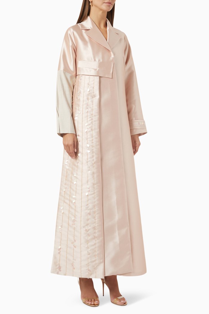 

Jacket Abaya in Taffeta, Pink