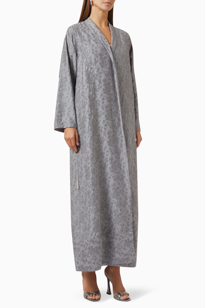 

Zainah Abaya in Sustainable Cotton, Grey