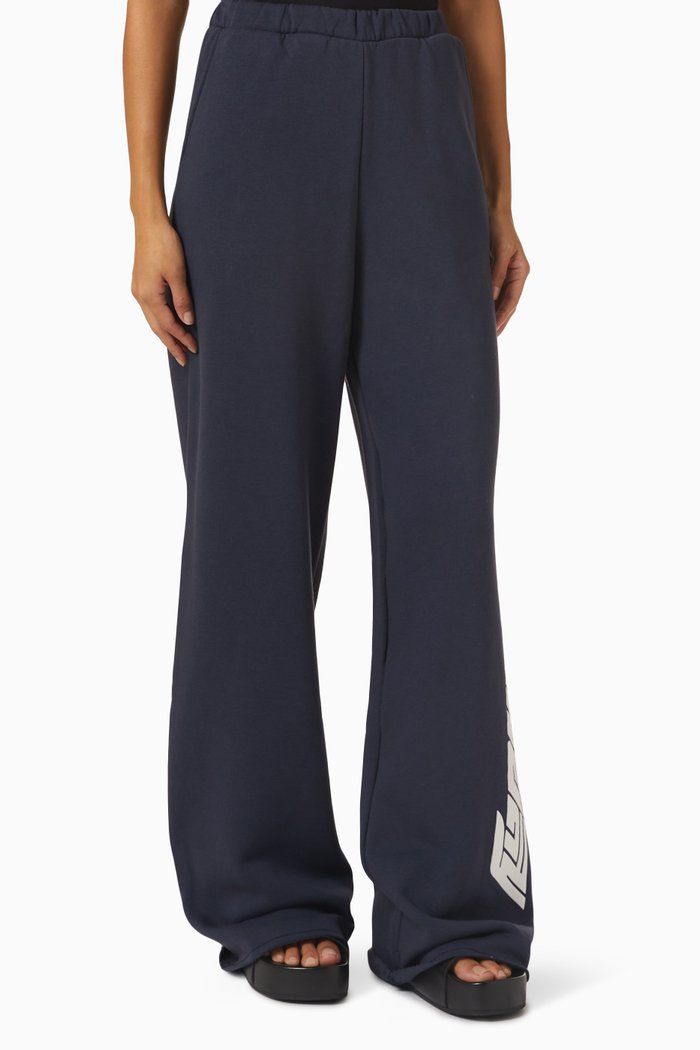 

Logo Sweatpants in Organic Cotton, Blue