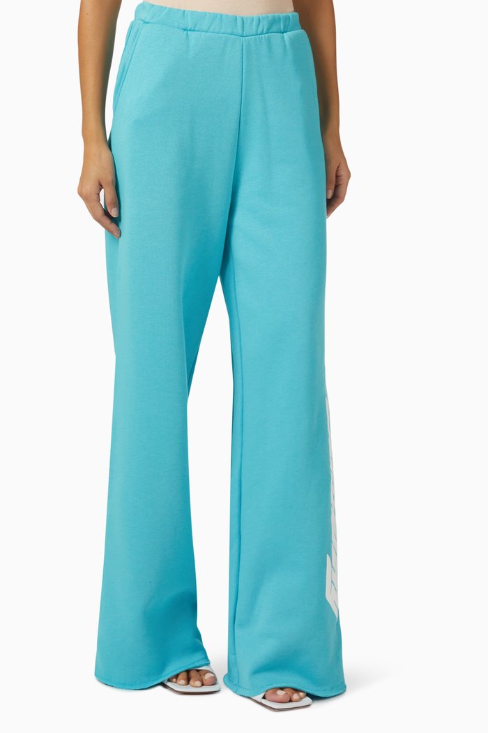 

Logo Sweatpants in Organic Cotton, Blue