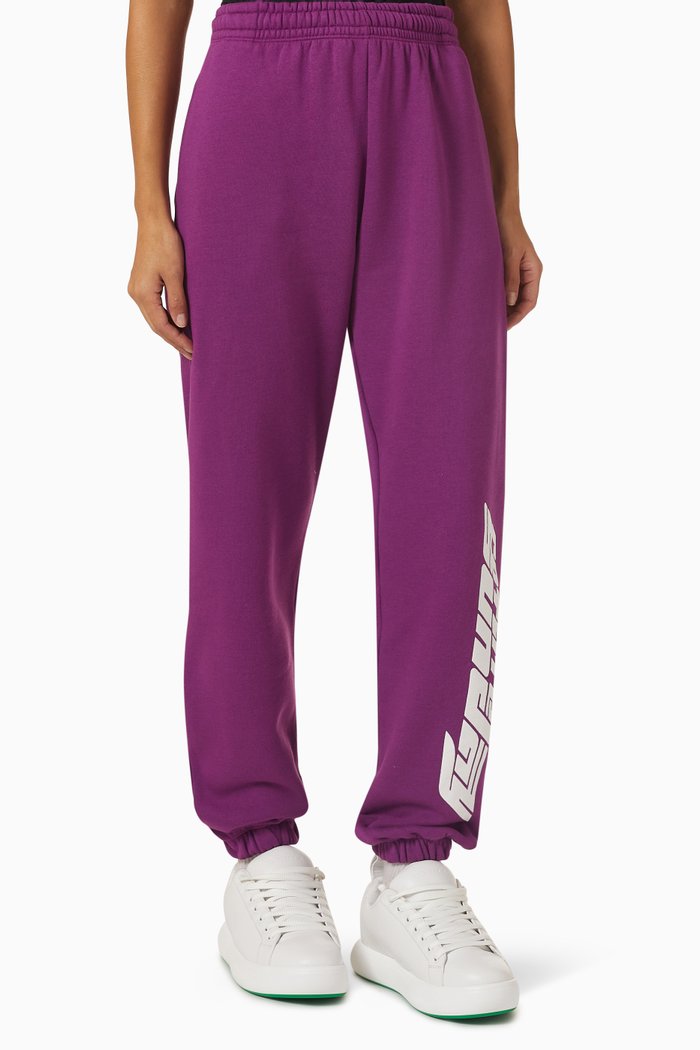 

Logo Sweatpants in Organic Cotton, Purple