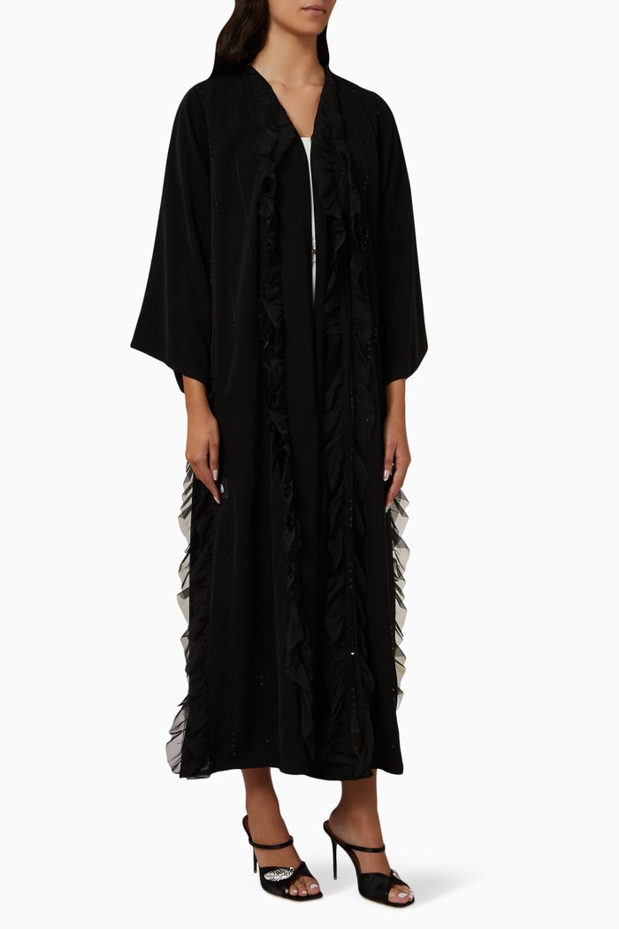 

Embellished Abaya in Nada, Black