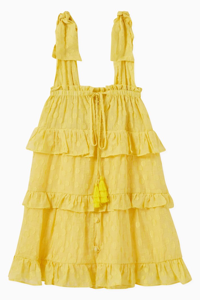 

Diana Dress in Viscose-blend, Yellow
