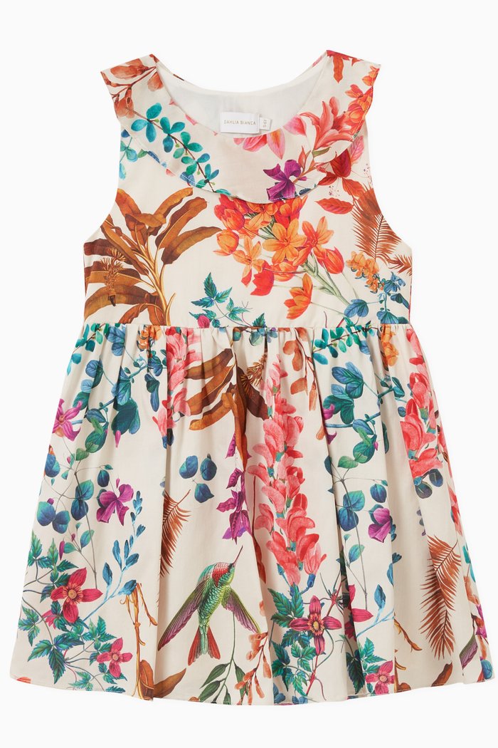 

Gale Dress in Cotton, Neutral
