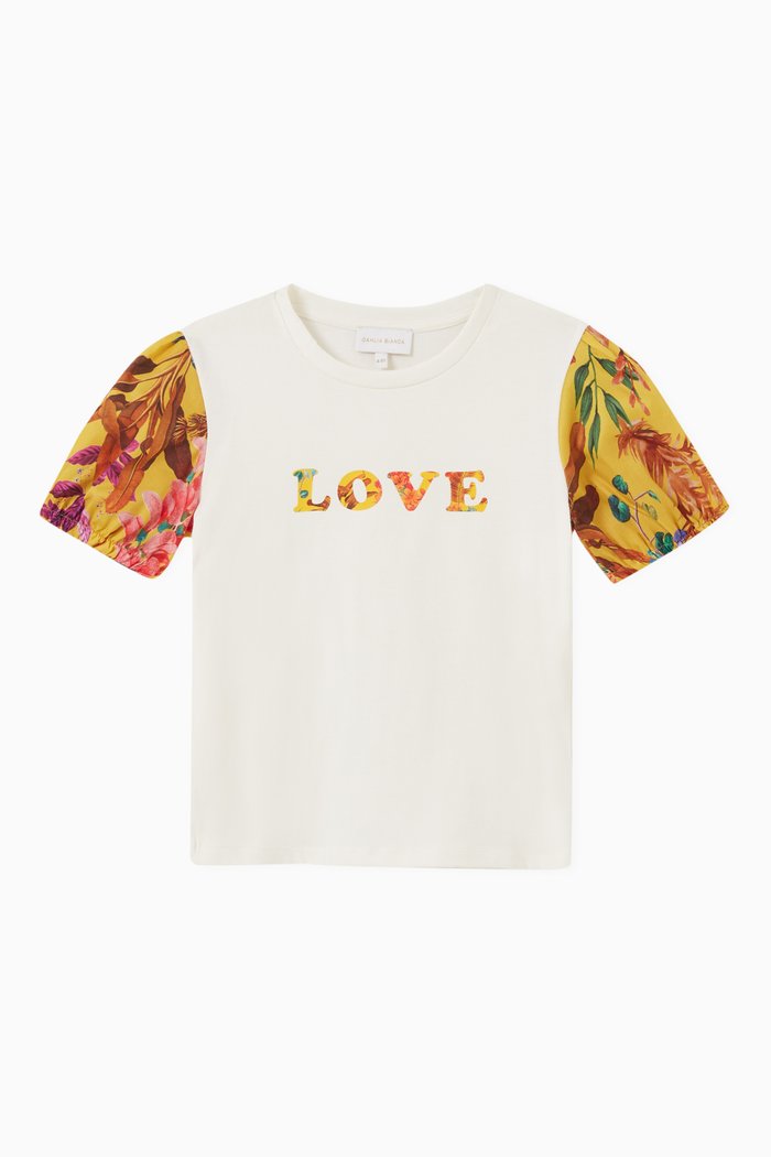 

Debra T-shirt in Cotton, Yellow
