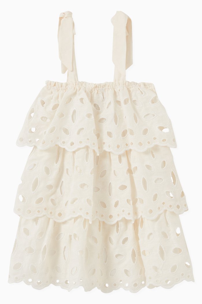 

Rosie Dress in Linen, Neutral