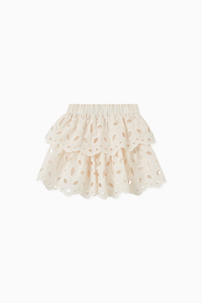 

Maisei Skirt in Linen, Neutral