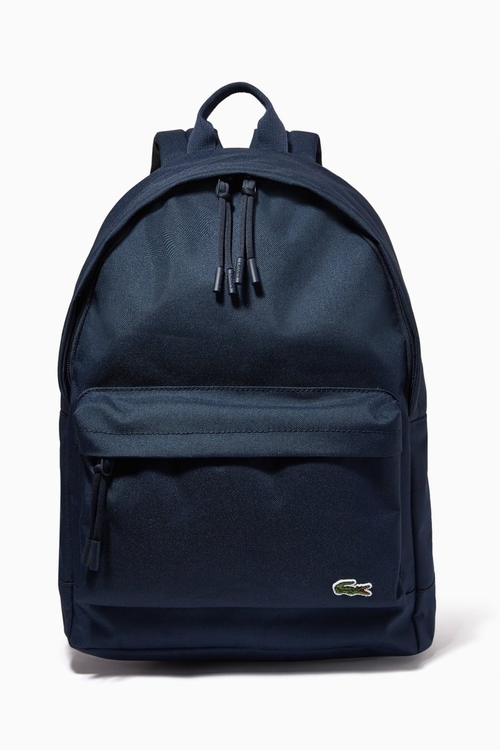 

Croc Logo Backpack in Nylon, Blue