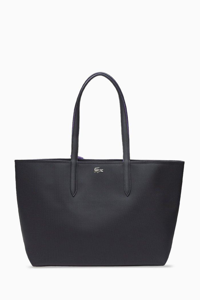 

Anna Reversible Tote Bag in Grained Leather, Multicolour