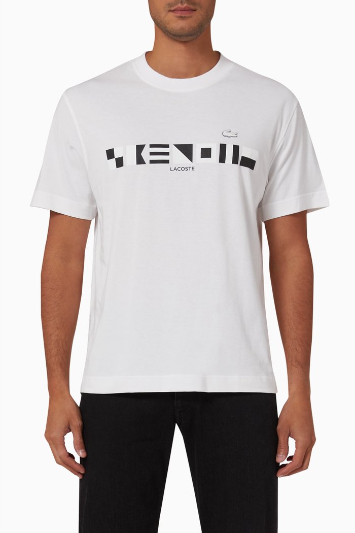 

Relaxed-fit Printed T-shirt in Cotton-jersey, White