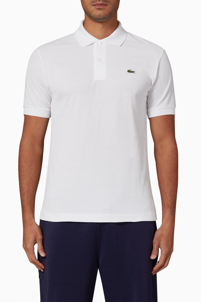 

Polo Shirt in Cotton Piqué, White
