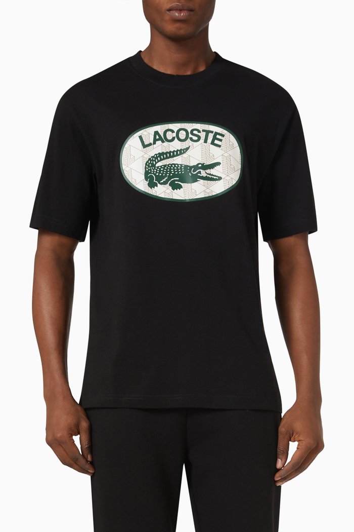 

Logo T-shirt in Cotton Jersey, Black