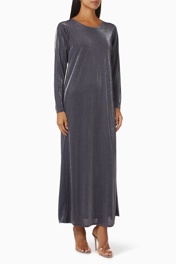 Metallic Maxi Dress