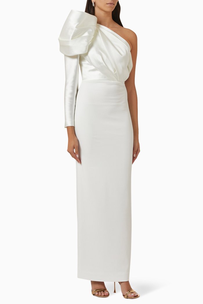 

Lexi One-shoulder Maxi Dress, White
